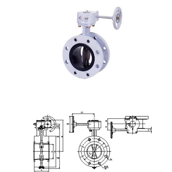 KITZ開滋齒輪型，法蘭型10K蝶閥BS-10DJFU-200A